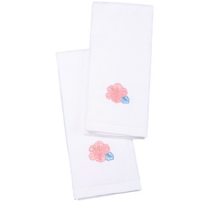 The Lakeside Collection Tropical Garden Bath Collection - Set of 2 Hand Towels