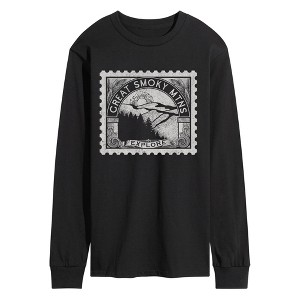 Men's - Instant Message - Great Smoky Mtns Stamp Long Sleeve