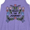Girls' - Instant Message - Trust The Journey Graphic Sleeveless Aline Dress - 2 of 4