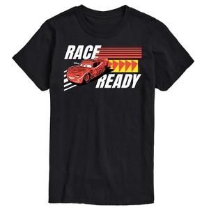 Men's - Cars - Lightning McQueen Race Ready Short Sleeve Graphic T-Shirt - 1 of 4