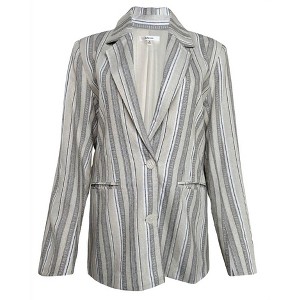 Women's Wo's Striped Linen Blazer - lalavon - 1 of 3