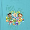 Girl's Cocomelon JJ and Friends Let's All Play Crop Top T-Shirt - image 2 of 3