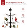 Best Choice Products 3ft Wrought Iron Ornament Display Christmas Tree w/ Easy Assembly, Stand - 2 of 4