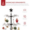Best Choice Products 3ft Wrought Iron Ornament Display Christmas Tree w/ Easy Assembly, Stand - image 2 of 4
