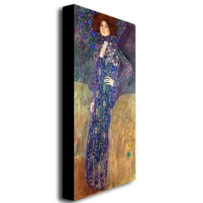 Trademark Fine Art-Gustav Klimt 'Emilie Floege' Canvas Art