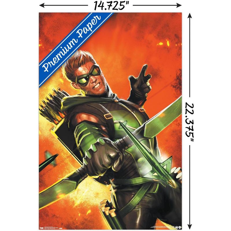 Trends International DC Comics - Green Arrow - Explosion Unframed Wall Poster Prints, 3 of 7