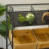 VIP Metal 22 in. Brown 4-Level Planter Stand - 3 of 4