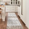 Washable Printed Rug Non Slip Low Pile Rug Soft Throw Floor Cover Foldable Indoor Carpet for Living Room Bedroom Playroom Nursery - 2 of 4