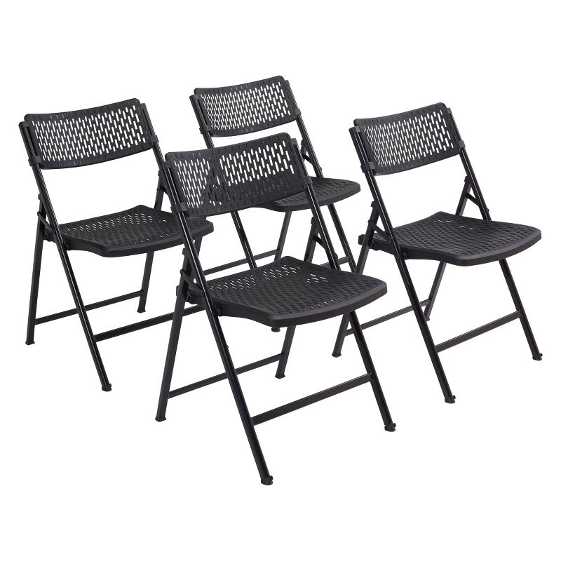 Set of 4 AirFlex Series Premium Polypropylene Folding Chair - Hampden Furnishings, 1 of 5