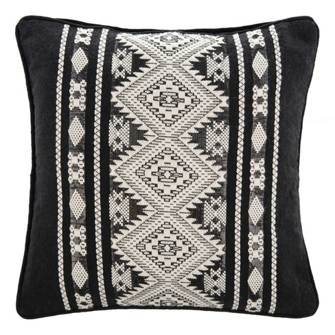 Black and ivory outlet pillows