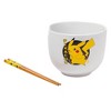 Silver Buffalo Pokemon Pikachu 20 Ounce Ceramic Ramen Bowl with Chopsticks - 4 of 4