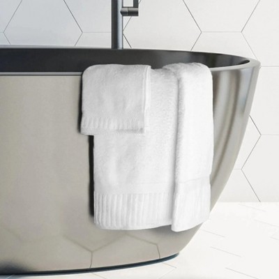 GOS Collection Premium Ring Spun Cotton Towels with Piano Key Pattern By Rifz Textiles