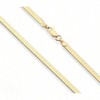 Silver, Herringbone Chain Necklace, 3.5mm Flexible Flat for Women - 2 of 4