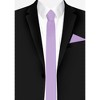 Jacob Alexander Men's Solid Color 2" Skinny Neck Tie - 3 of 4