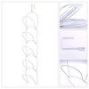 REGALWOVEN Wall-Mounted Sturdy Iron Space-saving Hat Scarves Rack 6.5*5.5Inch 1 Set of 5 Pcs - 3 of 4