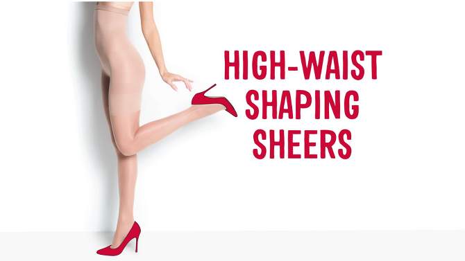 ASSETS by SPANX Women's High-Waist Perfect Pantyhose, 2 of 4, play video