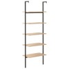 vidaXL 5-Tier Leaning Shelf Storage Bookshelf Rack for Living Room - 4 of 4
