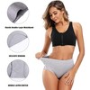 TIME HOLLOW Gray High Waisted Cotton Underwear - 3 of 3