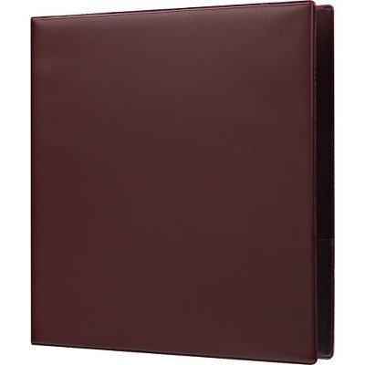 Staples Heavy-Duty 1.5-Inch D 3-Ring Non-View Binder Maroon (26294) 56302-CC/26294