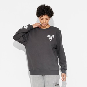 Women's Ouija Board '24 Graphic Sweatshirt - Black - 1 of 4