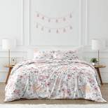 3pc Watercolor Floral Queen Bedding - Sweet Jojo Designs