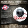 USA-K9 Magnum Black Stars and Stripes Ultra-Durable Rubber Chew Toy, Reward Toy, Tug Toy, and Retrieving Toy - Black - 2 of 4