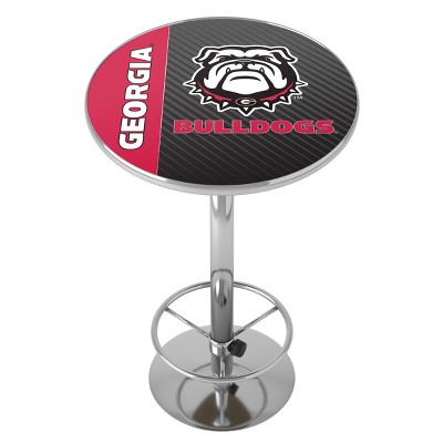 University of Georgia Bar Table with Footrest by Trademark Gameroom