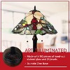 Amora Lighting Tiffany Style 2 Light Cardinal Table Lamp 24" Tall - 3 of 4