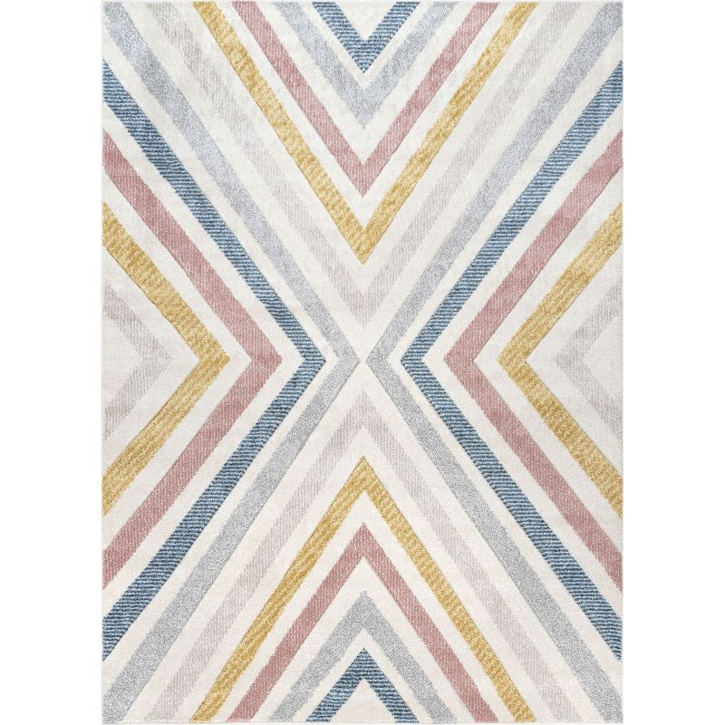 nuLOOM Neveah Contemporary Chevron Area Rug, 1 of 11