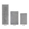 Lilly Crochet Collection 100% Cotton Tufted Reversible 3-Piece Bath Rug Set – Super Absorbent, Machine Washable Bathroom Mats with Crochet Pattern - 2 of 4