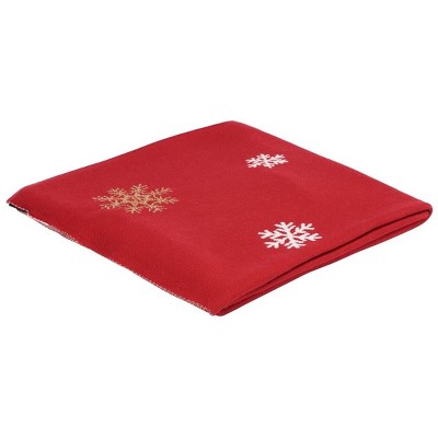 Frosty Wish Throw - Red/White - 50" x 60" - Safavieh.