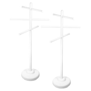 Hydrotools Indoor Outdoor Swimming Pool Weighted Poolside Towel Rack (2 Pack) - 1 of 4