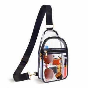 Generic Clear Bag Stadium Approved Clear Crossbody Purse Bag for Concerts Sports - 1 of 4