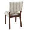 Set of 2 Stripe Dining Chairs - HomePop - 4 of 4