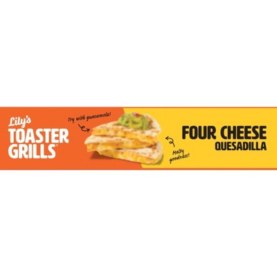 Lily's Toaster Grills Frozen Four-Cheese Quesadilla - 5.4oz/2ct