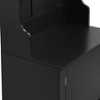 Kumasinova Minimalist Hall Tree with Storage Cabinet,Slim Entryway Coat Rack with 6 Hooks,Ultra-Thin Clothes Rack with Shelves for Small Spaces - 3 of 4