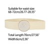 INSPIRE CHIC Women's Elastic Wide Waist Hook Buckle Belt - 4 of 4
