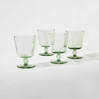 4pc Glass Drinkware Set Green - Threshold™ designed with Studio McGee