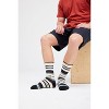 STANCE x WADE Men's Striped Duncans Crew Socks 2pk - Navy Blue/Gray/White 6-12 - 3 of 4