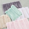 Vynxaria Luxury Bath Mat - Dual Texture Striped Design 21x34 Inches - 4 of 4
