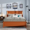 NicBex Queen Platform Bed Frame with Wood Headboard and Footboard,LED Lights and Charging Station,No Box Spring Needed,Easy Assembly,White/Black/Brown - 2 of 4