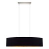 2-Light Maserlo Satin Nickel Pendant Black and Gold - EGLO: Contemporary Adjustable Cylinder Ceiling Fixture for Dry Locations - 4 of 4