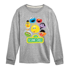 Boys' - Sesame Street - Group Long Sleeve Graphic T-Shirt - 1 of 3