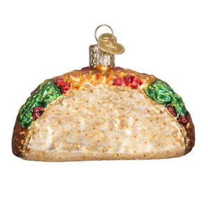 Old World Christmas 2.0 Inch Taco Ornament Mexican Fast Food Tree Ornaments - 1 of 4