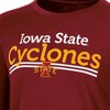 NCAA Iowa State Cyclones Women's Crew Neck Fleece Double Stripe Sweatshirt - 3 of 3