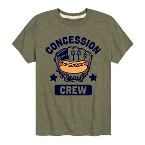 Boys' - Instant Message - Hotdog Concession Crew Short Sleeve Graphic T-Shirt - 1 of 4