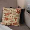 NCAA Texas Longhorns Mapping Woven Pillow - image 3 of 4