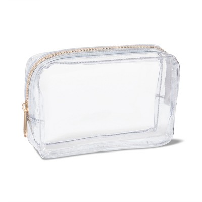 clear toiletry bag target