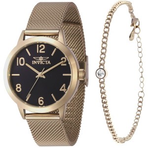 Invicta 47277 Women's Wildflower Black Dial Mesh Bracelet Watch - 1 of 4