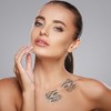 Unique Bargains Adult Simple Halloween Fake Tattoos Black 10 Pcs - 2 of 4